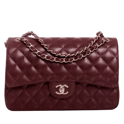 chanel vintage burgundy bag|25cm chanel flap bag.